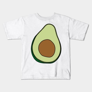 Avocado Half Kids T-Shirt